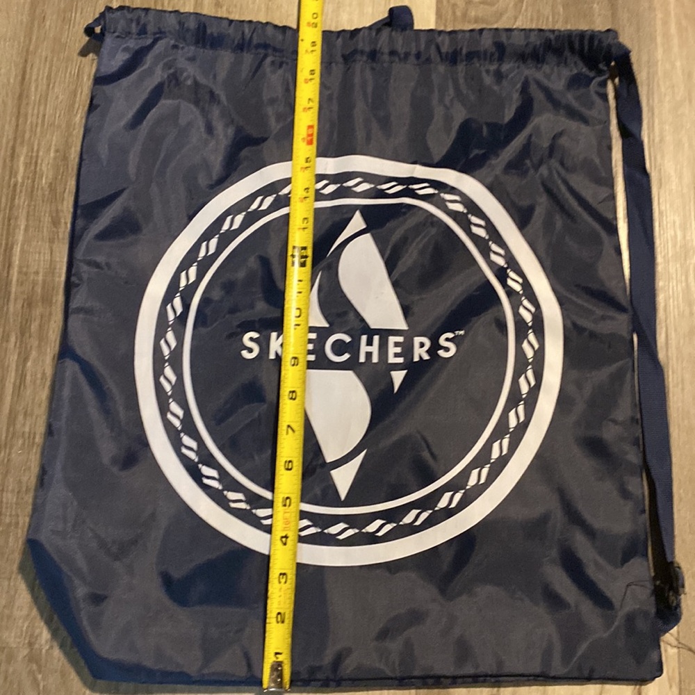 Skechers nylon navy blue drawstring backpack - Picture 7 of 7